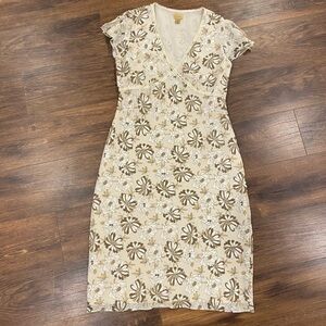 Midi length floral dress
